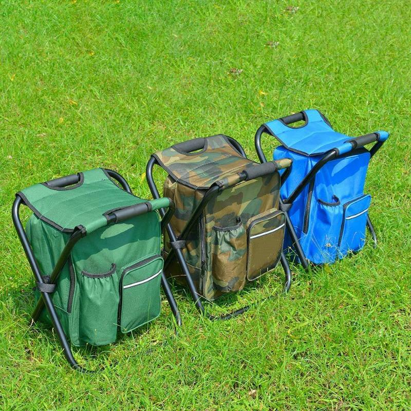 Folding Camping Stool Backpack - Woosir