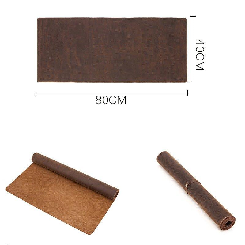 Genuine Leather Extended Desk Pad 31" - Woosir