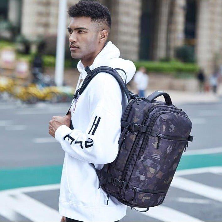 Large Men Laptop Backpack with USB Port Anti Theft