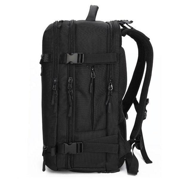 backpack big for laptops Large Men Laptop Backpack with USB Port Anti Theft, Black / Small