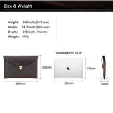 Leather Cases For The Macbook pro 13.3 inch - Woosir