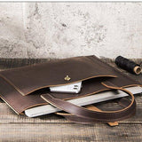 Macbook Pro Vintage Leather Bag 13.3" - Woosir