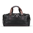 Mens PU Leather Gym Bag Sports Duffel Travel Luggage - Woosir