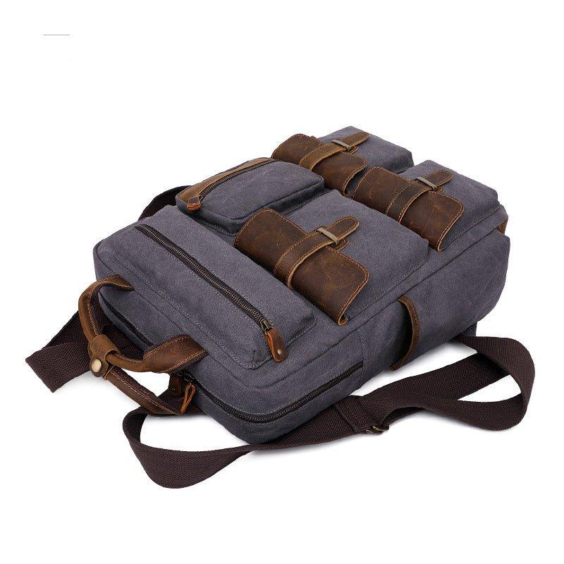 Mens Vintage Backpacks for School - Woosir