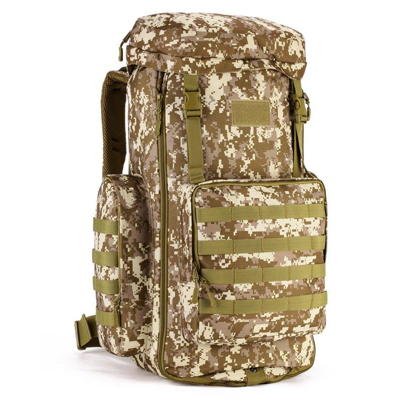 arcenciel 70-85l large capacity tactical travel backpack Molle Expandable 70L to 85L, Black An Expandable Capacity of 70 to 85 liters 70L Large Backpack Waterproof Military