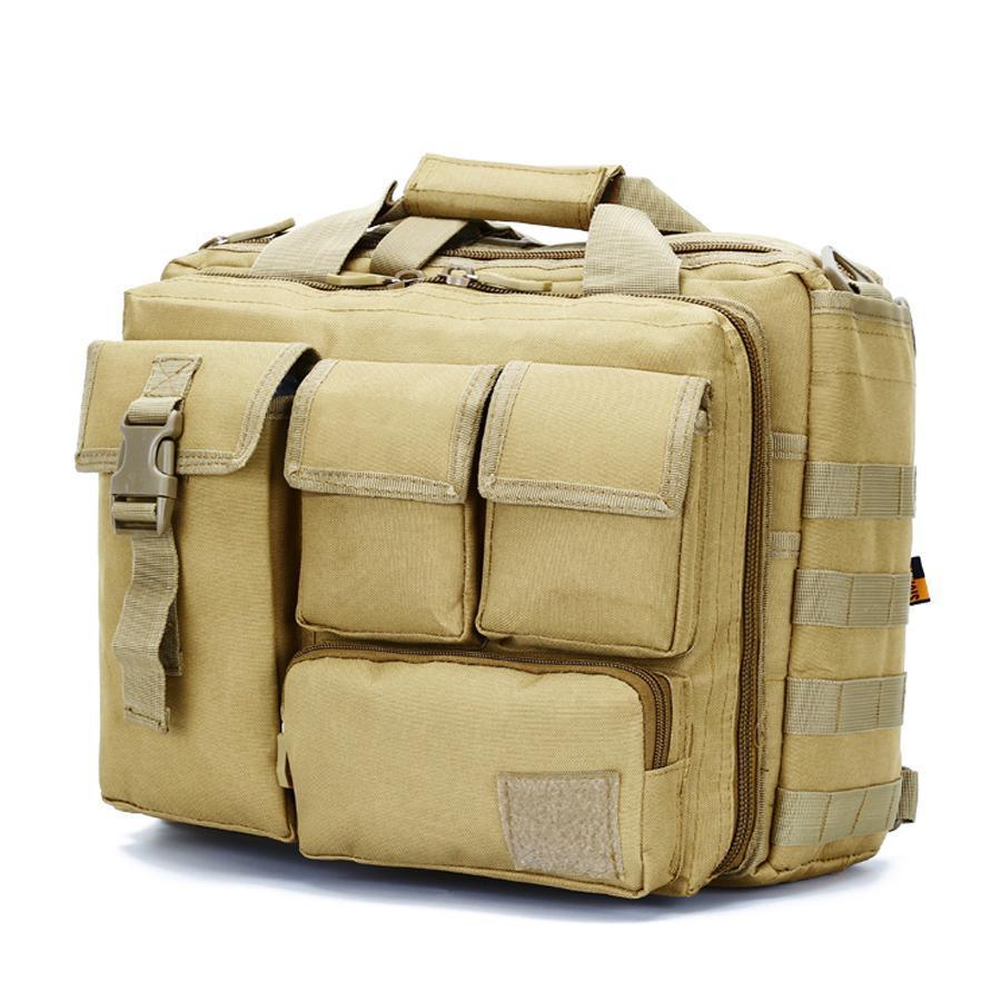 Molle Laptop Messenger Bag Outdoor Briefcase 15.6 inch - Woosir