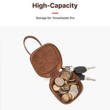 Multifunctional Earphone Storage Box Leather Coin Purse - Woosir