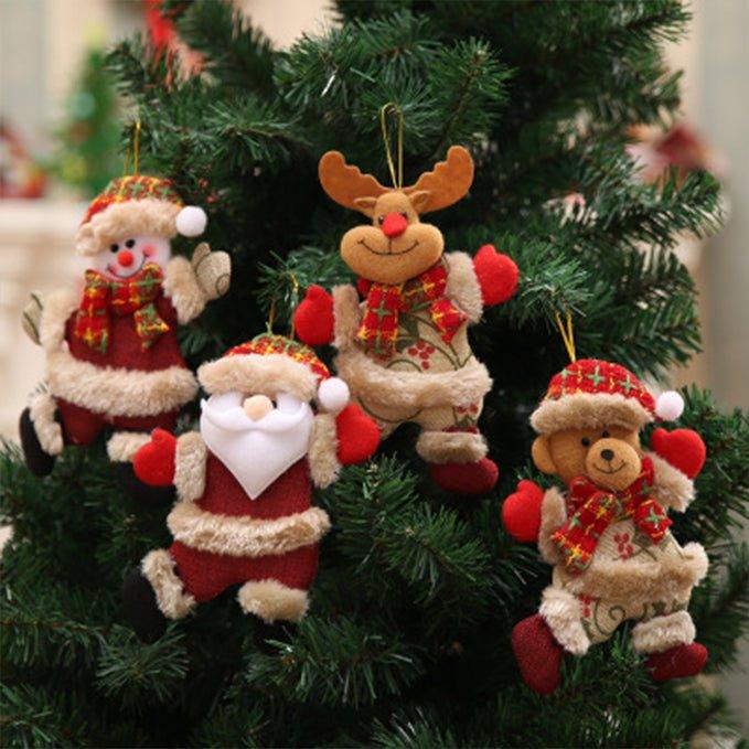 Ornaments For Christmas Small Doll Gift (4 Pack) - Woosir