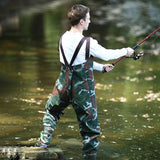 Outdoor Green Camouflage Chest Waders - Woosir