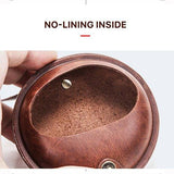 Portable Cowhide Leather Case for Airpods Pro - Woosir