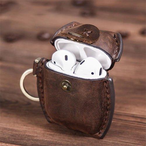 Premium Leather Case For Apple AirPods - Woosir