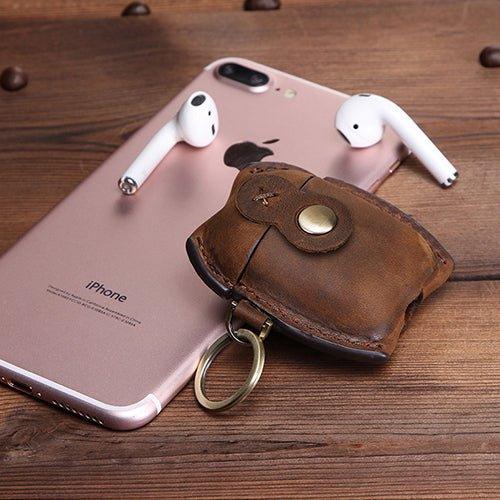 Premium Leather Case For Apple AirPods - Woosir