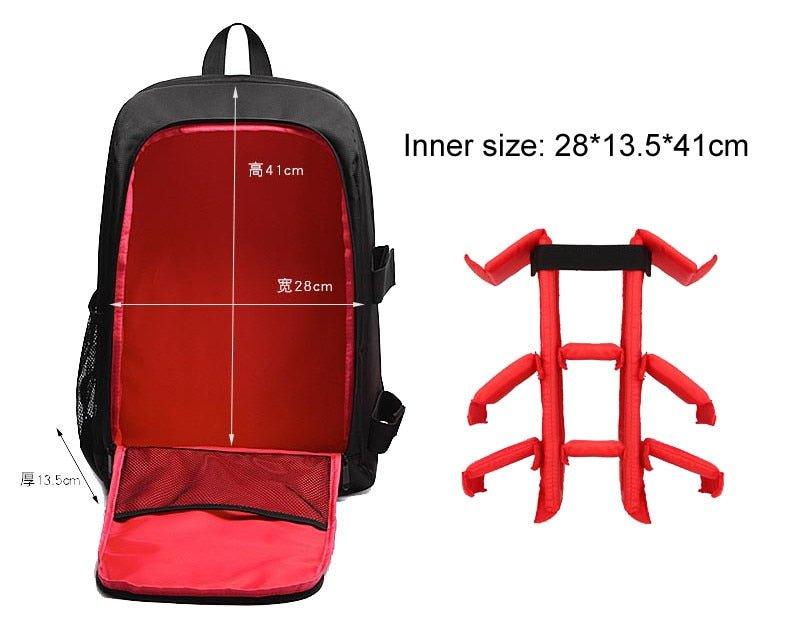 acuvar dslr camera backpack with rain cover Professional Waterproof Camera Backpack with Rain Cover, Red