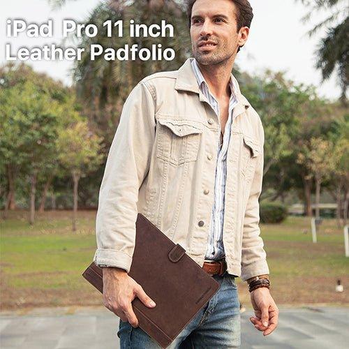 Retro Cowhide Leather Case For iPad Pro 11 - Woosir