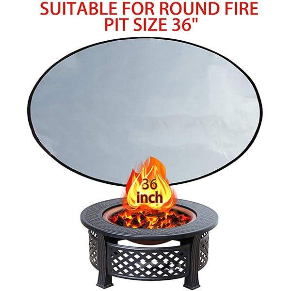 Round Fireproof Mat for Fire Pit - Woosir