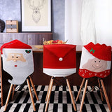 Santa Claus Hat Chair Covers For Christmas (3 pack) - Woosir