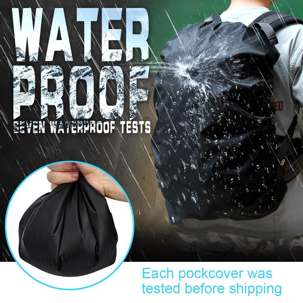 best school bags with rain cover School Backpacks for Women with USB Port and Rain Cover, Black