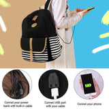 School Backpacks for Women with USB Port and Rain Cover - Woosir