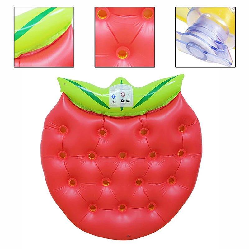 Strawberry Inflatable Pool Float - Woosir