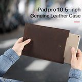 Vintage iPad Pro 10.5 Genuine Leather Case - Woosir