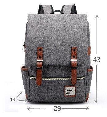 backpacks for college and travel Vintage Laptop Backpack College Bag with USB Port, BALTIC
