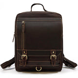 Woosir Vintage Laptop Leather Backpack Mens - Woosir