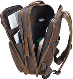 Woosir 15.6 inch Computer Leather Backpack College 17" - Woosir
