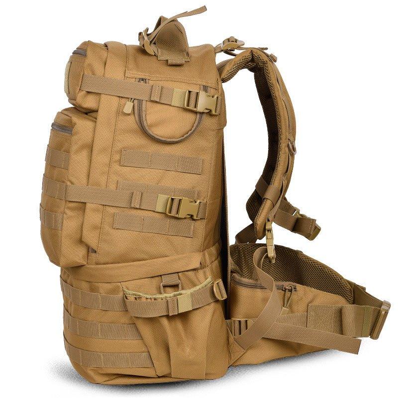 50L Survival Backpack Molle Rucksack, Khaki 50L Survival Backpack Molle Rucksack, Khaki
