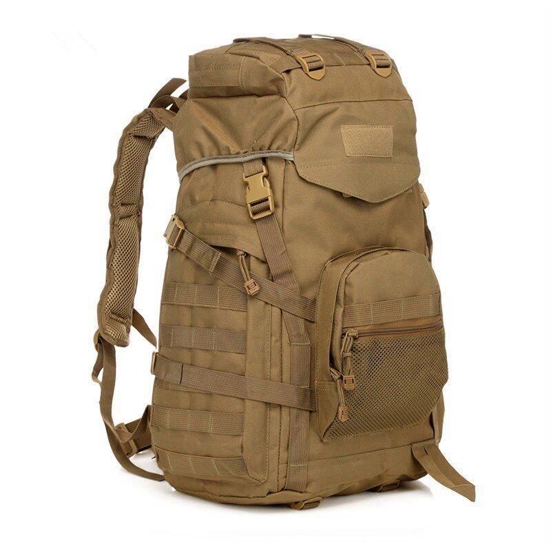 60 liter tactical hiking backpack 60L Molle Backpack for Man, Khaki