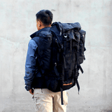 80L Hiking Backpack with Rain Cover - Woosir