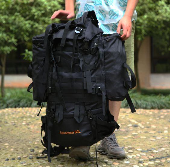 wanderrucksack 80l 80L Wanderrucksack mit Regenhülle