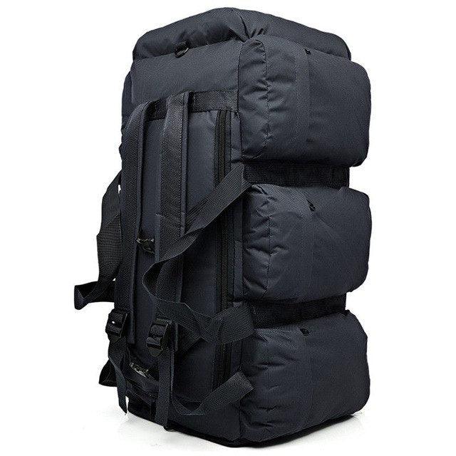90l camping hiking backpack Woosir 90L Camping Backpack Molle Duffle Bag, Black