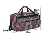 Boho Weekender Bag Canvas Travel Duffel - Woosir