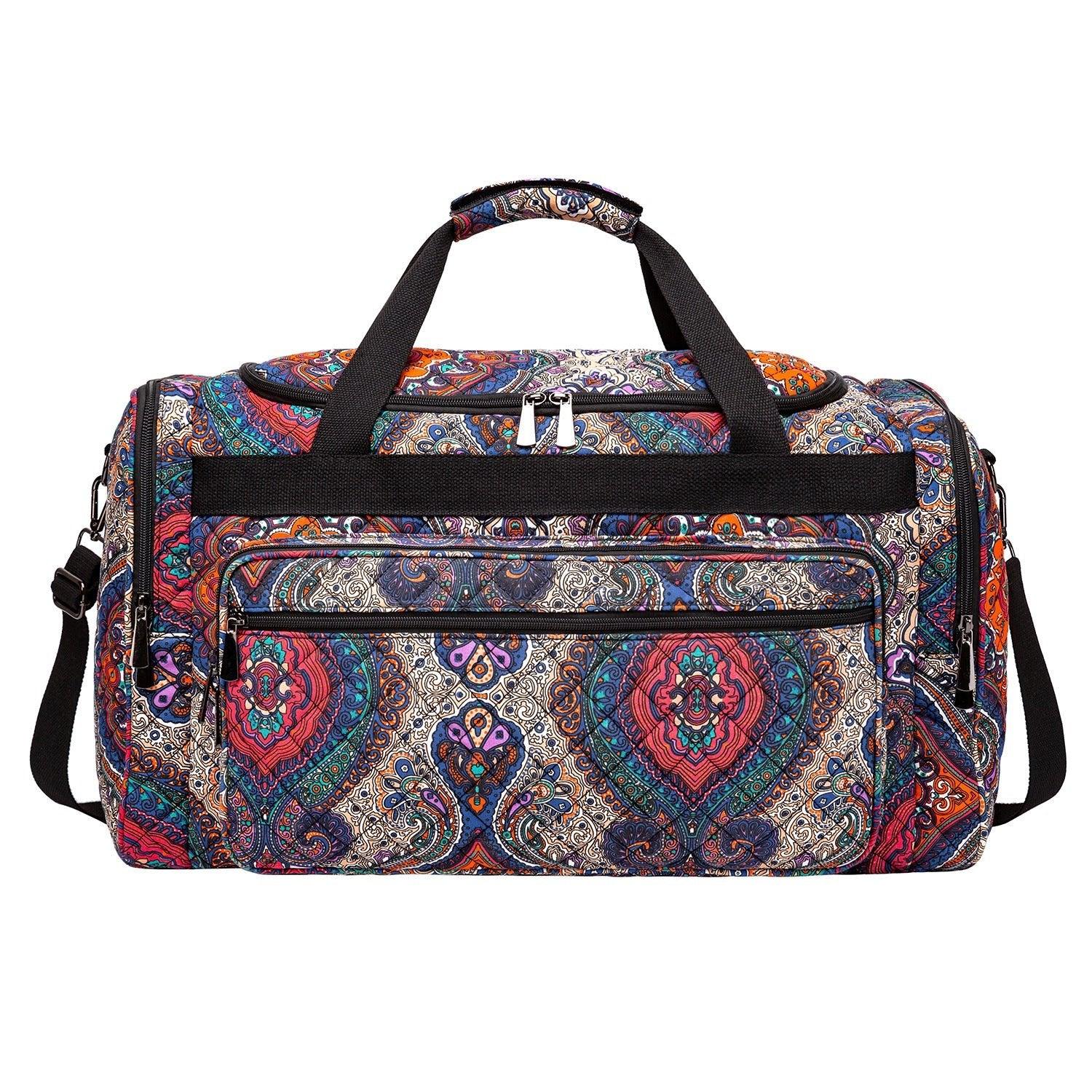 Weekend Duffle Bag Canvas Travel Bag - Woosir