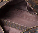 Woosir Brown Leather Computer Bag - Woosir