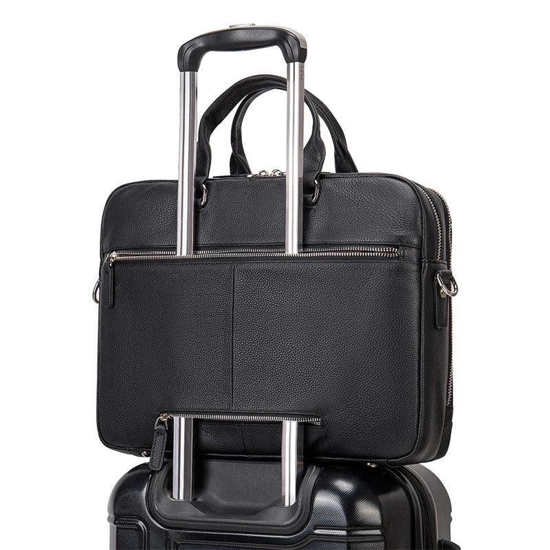 Woosir Business Leather Briefcase for Men - Woosir