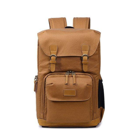 Camera Backpack Canvas with Laptop Compartment - Woosir