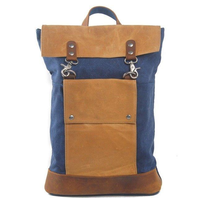 Canvas 15 Inches Laptop Casual Backpack - Woosir