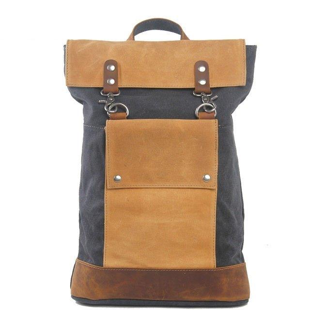 Canvas 15 Inches Laptop Casual Backpack - Woosir