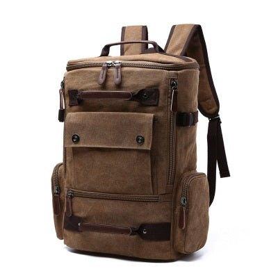 Canvas Backpack Casual Vintage Daypack, Brown