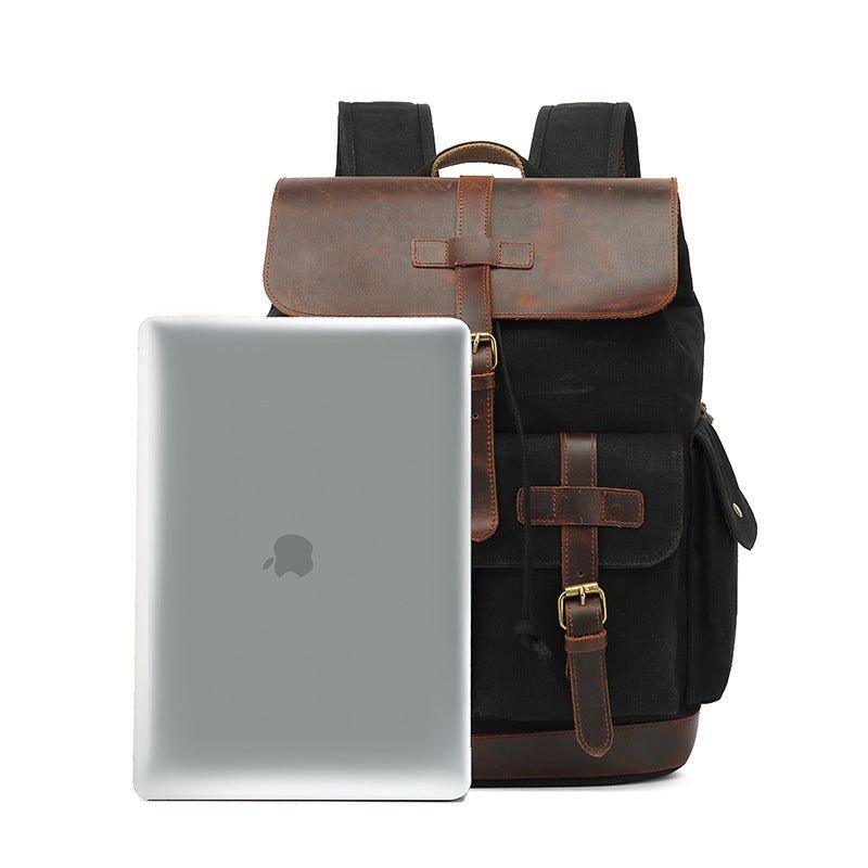 Mens Vintage Backpack Rucksack for Laptop - Woosir