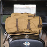 Canvas Backpack Vintage Large School Duffel - Woosir