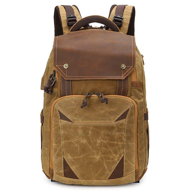 Woosir Canvas Camera Backpack with Laptop Compartment - Woosir