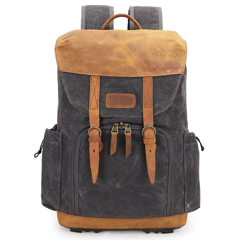 Woosir Canvas DSLR Camera Backpack, Dark Grey