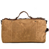 Waxed Canvas Travel Duffle Bag Carry-on Size - Woosir