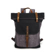 Vintage Backpack Roll Top with Laptop Sleeve - Woosir