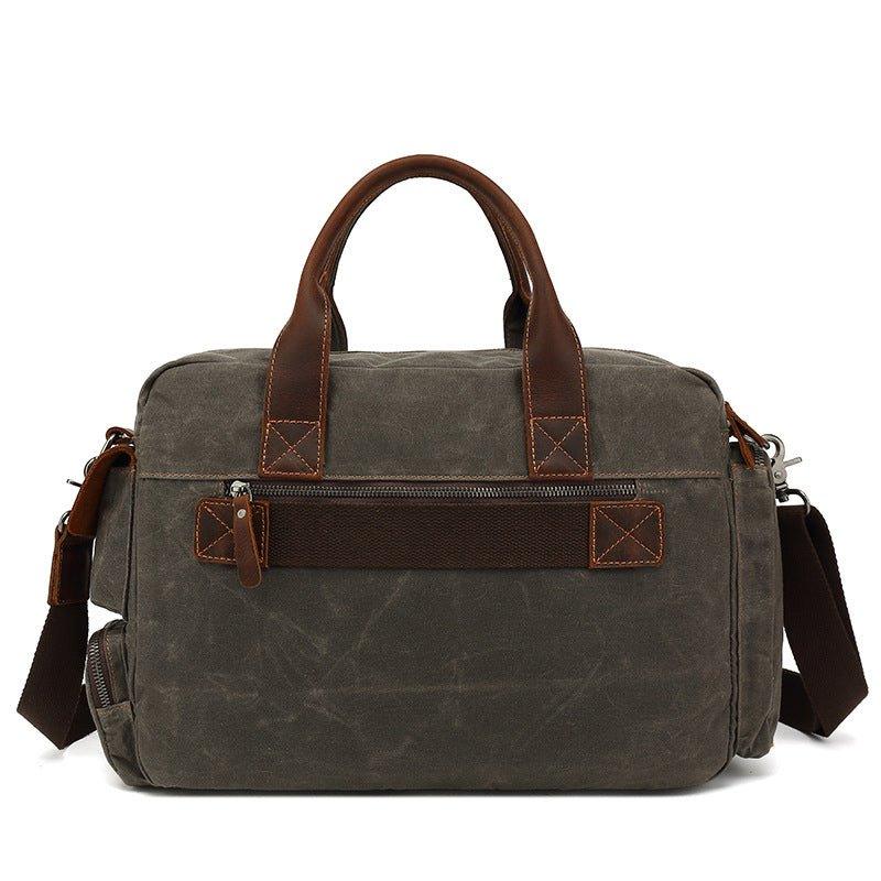 Woosir Canvas Men Satchel with Laptop Compartment - Woosir