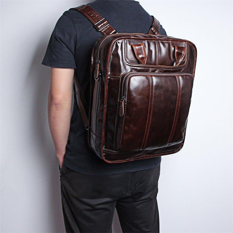 convertible leather backpack messenger bag The - Your Style, Your Way it offers durability and timeless style while keeping your essentials secure and organized Faux Leather Messenger Bag for