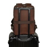 Woosir Crazy Horse Leather Laptop Backpack For Men - Woosir
