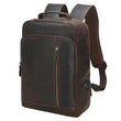 Woosir Crazy Horse Leather Laptop Backpack For Men - Woosir